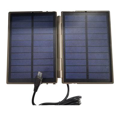 China 2.5W Outdoor Solar Panel Power Source USB Output Port Billing Boly Hunting Connect CCTV Cameras Cable SP-02U Included for sale