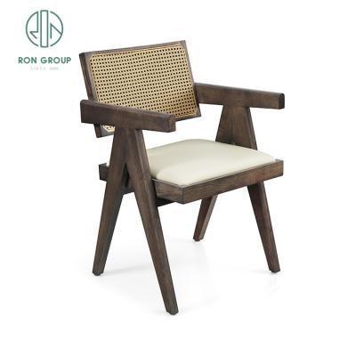 China Modern Comfortable European Style Chair Recreation Club Lounge Dining Chairs French Rattan Chairs 2021 New Product for sale