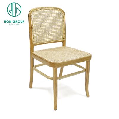 China Modern Hot Sale European Style Luxury Design Rattan Chair Restaurant French Lounge Chairs Dining Chairs for sale