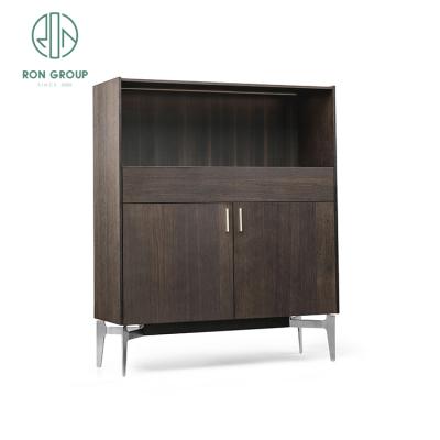 China Modern home furniture high quality villa living room furniture cabinet wood luxury modern console for sale