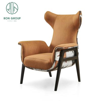 China Modern Leisure Chair (New Design Others) 2021 Leisure Chair Villa Sofa Leather Adjustable Modern Luxury Club Chair for sale