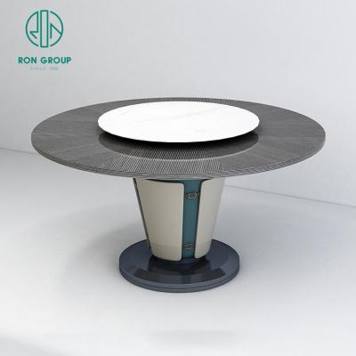 China Hot Selling Restaurant Table Adjustable Home Indoor Furniture Luxury (Size) Luxury Dining Table for sale