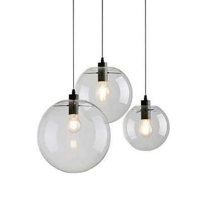 China Modern Natural Rustic Decorative Sphere Decorative Pendant Light Fixtures Cafe Kitchen Light Fixtures for sale