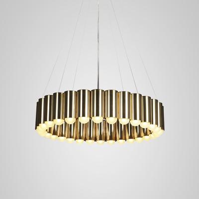 China Simple modern lamparas de colgantes de LEE BALAI carousel modern hall chandelier pendant light for sale