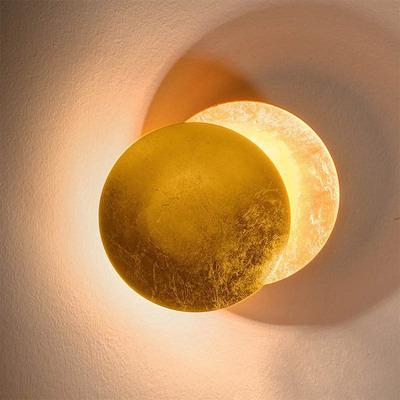 China Modern Living Room Art Moon Wall Lamp Nordic Luxury Indoor Led Hotel for sale