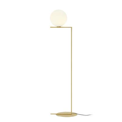 China Modern Nordic Modern Home Decoration Light Romantic Designer Gold Metal Metal Glass Led Floor Lamp for sale