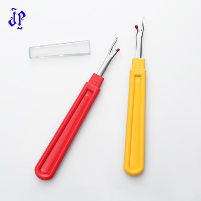 China JP Factory Sale Handle Sewing Thread Remover Tool Tailor Accessories Four-Color Plastic Seam Ripper Cutting Line for sale