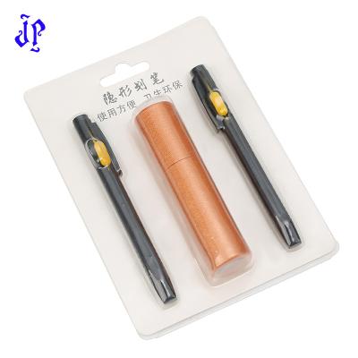 China Tailor's Tool JP Sewing Mark Chalk Marker Pen Invisible Stroke Pen Chalk Pencil Set Fabric Tailor Pen Without Cut for sale