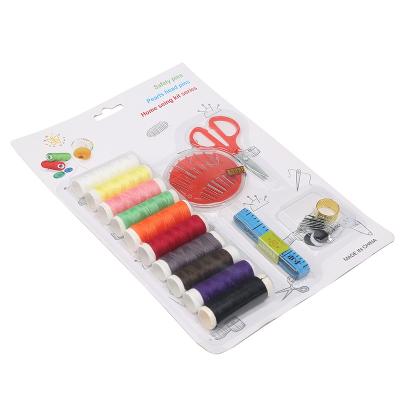 China Hand Sewing JP Including Scissors and Safety Pins as well as Embroidery Needle with Thread Set Mini Travel Portable Sewing Tool Kit for sale