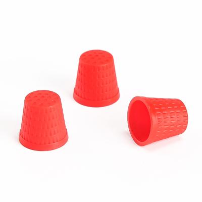 China Hand Sewing JP Red Color Plastic Embroidered Thimble Finger Protector Sewing Thimble For Diy Accessories Sewing Tools for sale