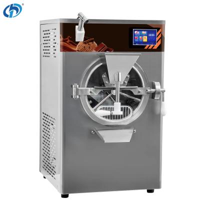 China Gross Weight 130kg Ice Cream Gelato Machine 48L/H Automatic Commercial Hard Ice Creme Roll Maker Function Timer Function for sale