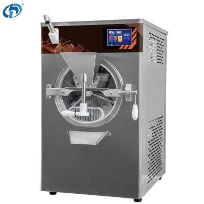 China 12L Capacity Hard Ice Cream Machines 48L/H Automatic Commercial Ice Creme Gelato Roll Maker for Business Sale App-Control for sale