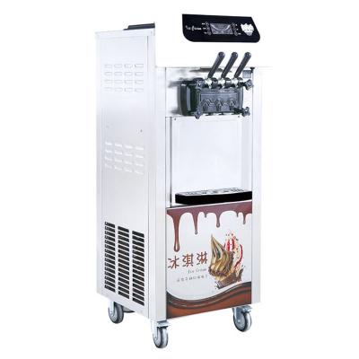 China 3 Flavors Automatic Soft Serve Ice Cream Machine Commercial Icecream Maker for Business for sale