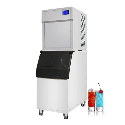 China NO App-Controlled 500kg Stainless Steel Ice Cube Maker for Business Food Beverage Shop Automatic Ice Block Making Machine for sale