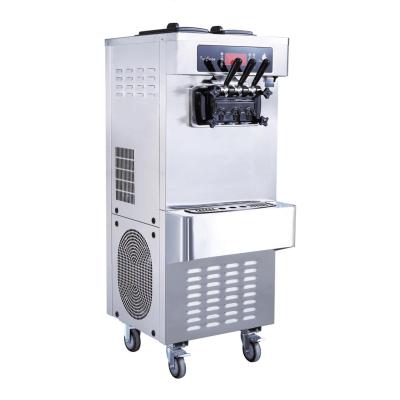 China Commercial Soft Serve Ice Cream Machine Professional Automatic 3 Flavor Ice Cream Maker for Business 540x650x1440 mm for sale