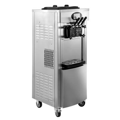 China 20-28L/H Soft Serve Ice Cream Machine Ideal for Commercial Catering Customised 3 Flavor Icecream Maker for sale