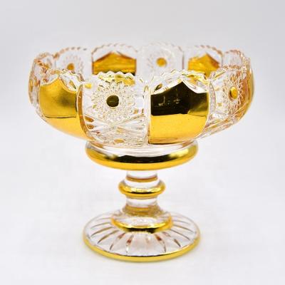 Κίνα Sustainable Classic Gold Plated Housewares Table Serving Bowl προς πώληση