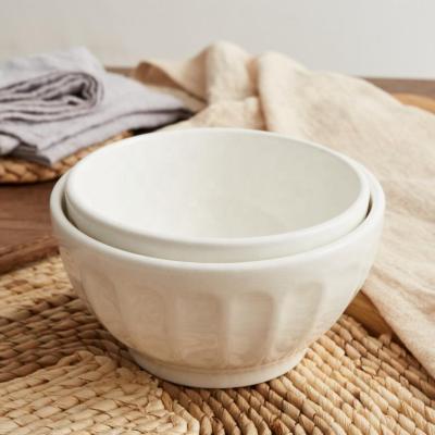 China Viable Classic Design Ceramic Ramen Porcelain Bucket Small Instant Noodle Bowls zu verkaufen