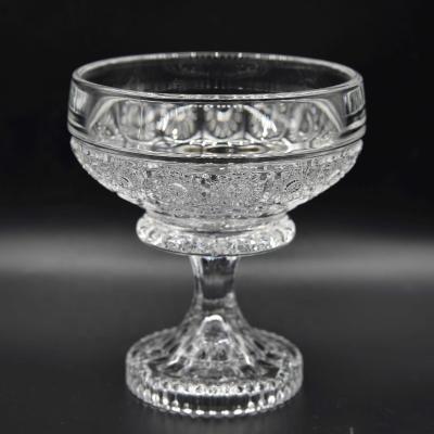 China Sustainable Wedding Ceremony Crystal Plate Gift Glassware Glass Serving Bowl for sale