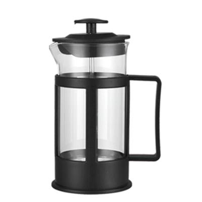 Κίνα 350ml 600ml 800ml 1L Borosilicate Glass Press Coffee Sustainable High Temperature Resistant Plastic French Teapot προς πώληση