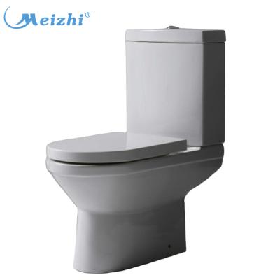 China Double-flow Chaozhou Ceramic Bathroom Siphon Cheap Strap Two Piece Toilet Price for sale