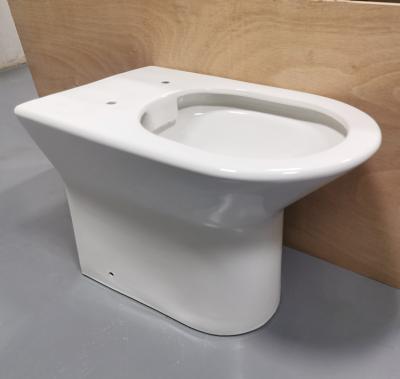 China Double-flush Chinese Bathroom Ceramic Rimless Back To Wall Floor Mounted Lavatory for sale