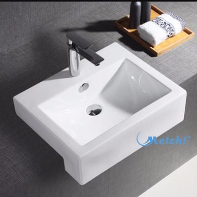 China Modern Porcelain Art Basin Small Size Sanitary Ceramic Wash Basin for sale