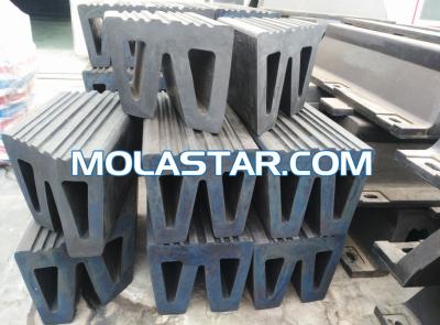 China Molastar High Quality W Type Marine Rubber Fender For Marine Boat for sale