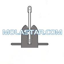 China Ancla de acero de dirección fácil de diversa del tamaño del acero inoxidable de la nave de Molastar Moorefast ancla costera del ancla para el infante de marina en venta