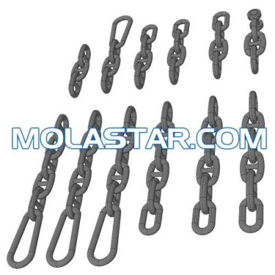 China Molastar Customized Professional Ship Marine Mooring  Link Anchor Chain for sale