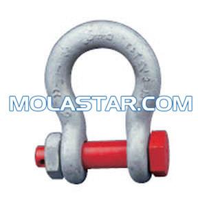 China Marine Shackle Safety Bolt Type Anchor Shackle MLG 346 High Strength High Quality Anchor Chian Shackles Steel Shackles for sale