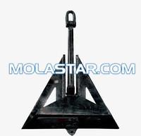 China Molastar Stockless Steel Anchor For Sale Superior Delta Anchor Offshore Anchor  Easy Handling Steel Anchor For Marine for sale