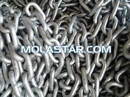 China Molastar  Marine Chain Factory Supply High Quality Studless Link Ship Anchor Chain for sale