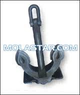 China Molastar Stockless Steel Anchor For Sale Gruson Anchor Marine Ship Gruson Anchor Stockless Anchor For Marine for sale