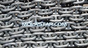 China Molastar Marine Offshore Stud Link Anchor Chain Welded Galvanized Carbon Steel  Marine Anchor Chain for sale