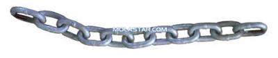 China Molastar Galvanized Welded Short  Link Boat Anchor Chain Marine Ship Used Anchors Chain for sale