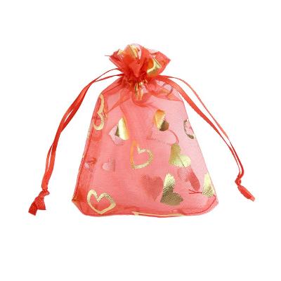 China Recyclable Tea Shopper Tote Bags Gift Organza Organza Packing Bags for sale