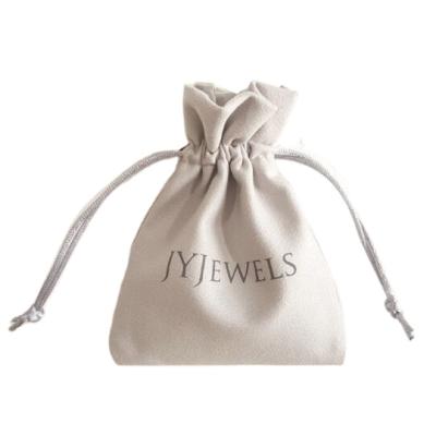 China 8*10cm Rose Custom Suede Cloth Jewelry Recyclable Jewelry Bags, Customized Drawstring Bag Suede Jewelry Pouch for sale