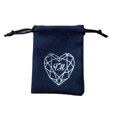 China Fashionable Wholesale Drawstring Custom Bags Jewelry Bag Suede Bag for sale