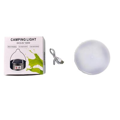 China 20W 60W 100W Solar Camping Light USB Rechargeable LED Bulb for Tent Outdoor Lamp Lanterns Portable Emergency Lights for BBQ for sale