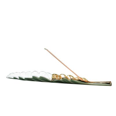 China Chinese Incense Ceramic Incense Holder for Sticks with Angle Adjustable Censer with Ash Catcher for Yoga for sale