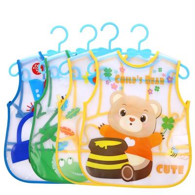 China Waterproof Eva Waterproof Baby Bibs Newborn Feeding Washable Baby Bibs Baby Cartoon Scarf Saliva Towel Printing Infant Apron for sale