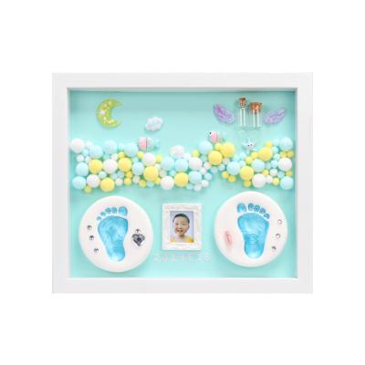 China 3d Casting Kit Baby Hand and Footprint Kit DIY Air Drying Foot Print Soft Clay Baby Hand Kit Baby Photo View Gift Newborn Keepsake for sale