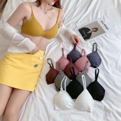 China Antibacterial Sexy Bra Lift Up Bras For Women Wireless Sexy Seamless Underwear Lingerie Bralette Bra Soft Comfort Cotton Bra for sale