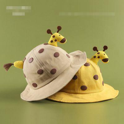 China Fashion Children's Spring Hat Super Cute Baby Deer Cartoon Pond Hat Sun Protection Child Fisherman Hat for sale