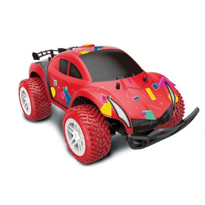 China RC Hobby RED COLOR 2.4GHZ 1/18 SCALE CARTOON CAR REMOTE CONTROL TOYS FOR GIRL AND BOY GIFT for sale