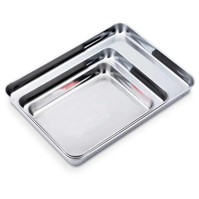 China Durable Stainless Steel High Temperature Resistant Cake Baking Pan Pan Oven Baking Tray for sale