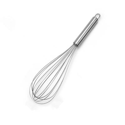 China Sustainable Cream Stirring Kitchen Tools Stainless Steel Egg Beater Butter Mixer 12 Inch Hand Beater for sale