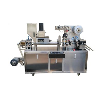 China Automatic Aluminum Plastic Food Candy Pill Mini Capslue Blister Packing Sealing Packing Machine for sale