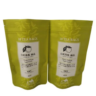 China Food Grade Moisture Proof Full Color Printing Waterproof Tea Bag Packing Dry Fruit Bag Packing Food Bag Stand Zipper for sale